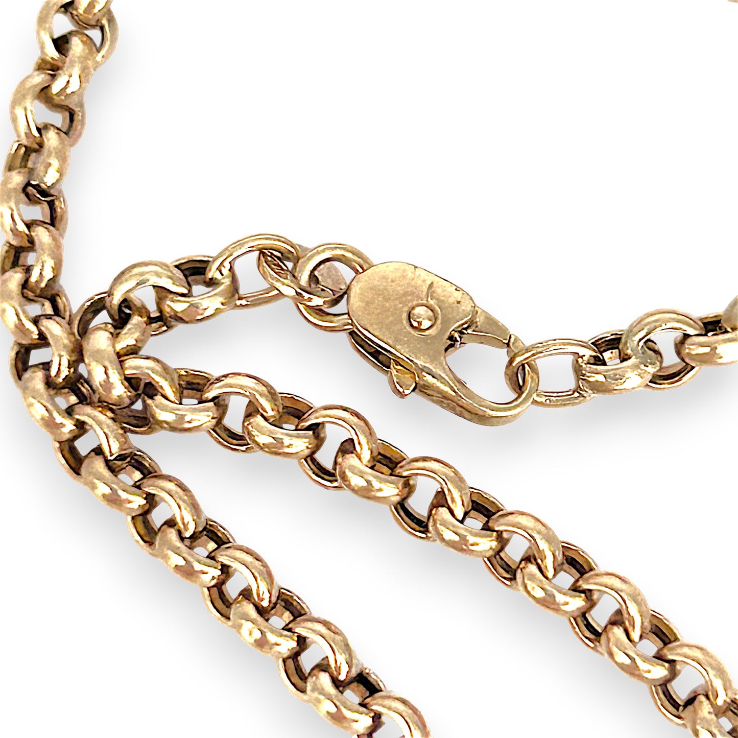 GOLD DEAL | 9ct (9K) Gold Balanced Belcher Bracelet 19cm