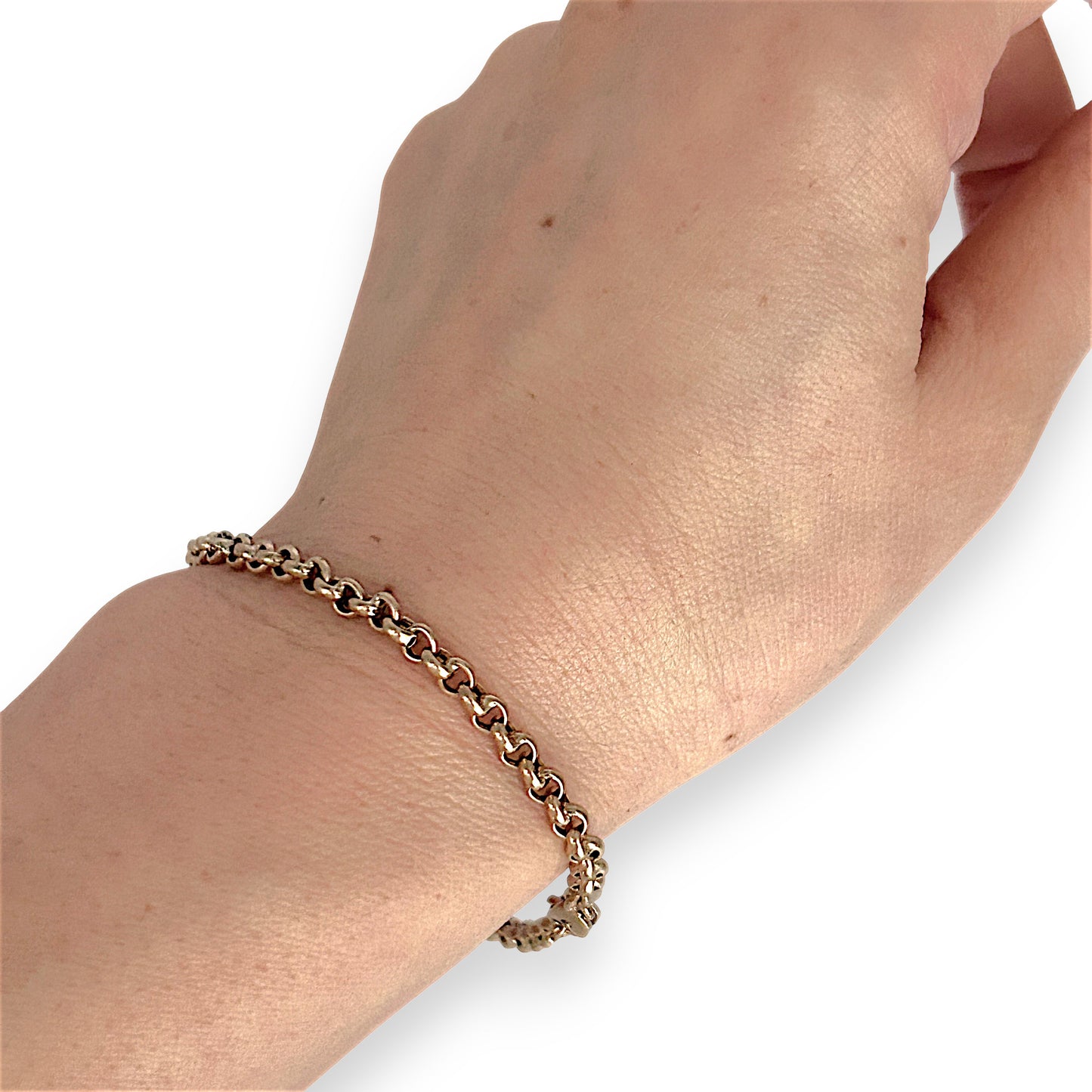 GOLD DEAL | 9ct (9K) Gold Balanced Belcher Bracelet 19cm
