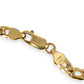 GOLD DEAL | 9ct (9K) Gold Modern Edge Double Link Bracelet 18cm