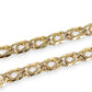 GOLD DEAL | 9ct (9K) Gold Modern Edge Double Link Bracelet 18cm