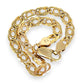 GOLD DEAL | 9ct (9K) Gold Modern Edge Double Link Bracelet 18cm