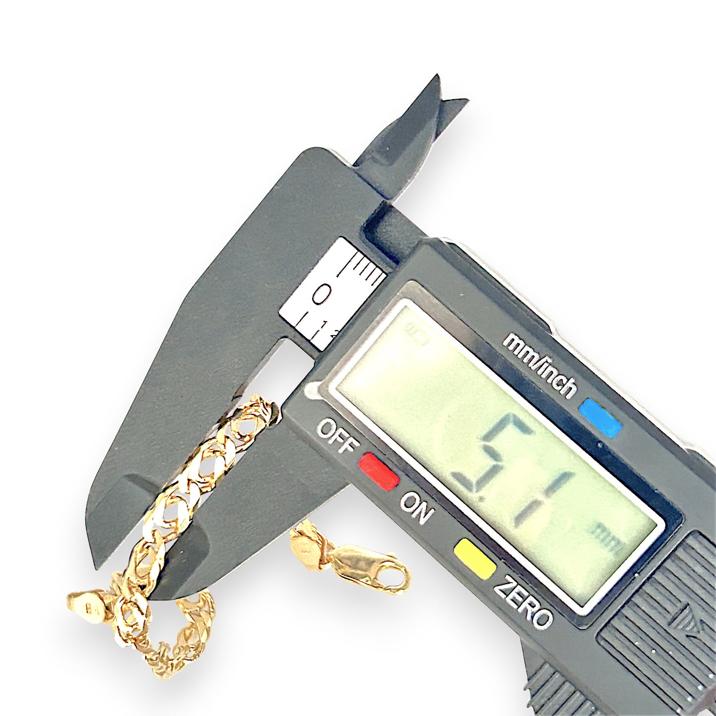 GOLD DEAL | 9ct (9K) Gold Modern Edge Double Link Bracelet 18cm