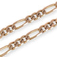 GOLD DEAL | 9ct (9K) Gold Classic Elegant Figaro Bracelet 21cm