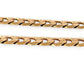 GOLD DEAL | 9ct (9K) Gold Contemporary Edge Flat Curb Bracelet 21cm