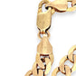 GOLD DEAL | 9ct (9K) Gold Contemporary Edge Flat Curb Bracelet 21cm