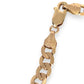 GOLD DEAL | 9ct (9K) Gold Contemporary Edge Flat Curb Bracelet 21cm