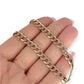 GOLD DEAL | 9ct (9K) Gold Contemporary Edge Flat Curb Bracelet 21cm
