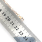 GOLD DEAL | 9ct (9K) Rose Gold Figaro 3-1 Bracelet 21.5cm