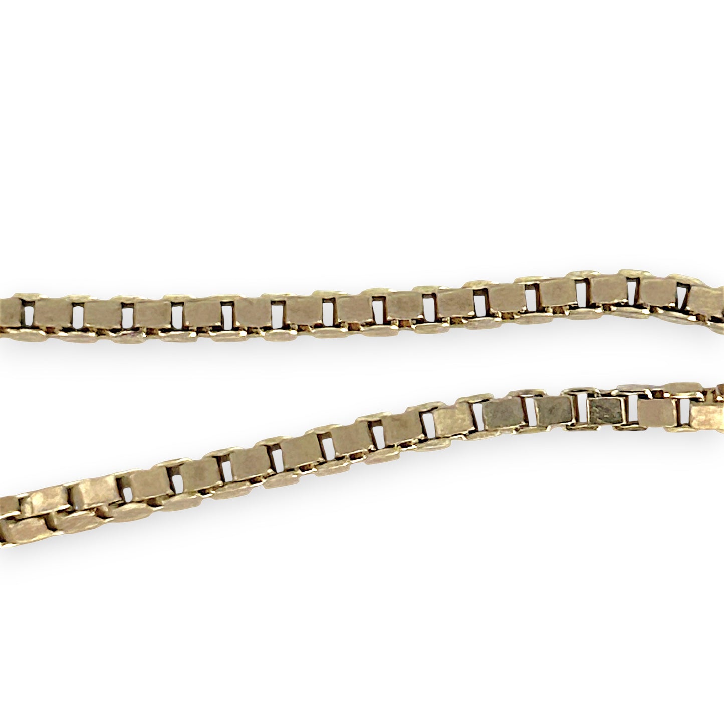 GOLD DEAL | 9ct (9K) Gold Sleek Luxe Detail Box Chain Bracelet 20.5cm