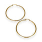 GOLD DEAL | 9ct (9K) Gold Oversized 55.3mm Circle Hoop Earrings