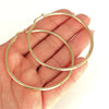 GOLD DEAL | 9ct (9K) Gold Oversized 55.3mm Circle Hoop Earrings