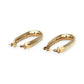 GOLD DEAL | 9ct (9K) Gold Contoured Oval Hoop Earrings 34.1mm