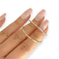 GOLD DEAL | 9ct (9K) Gold Embossed Twist Circle Hoop Earrings 34.1mm