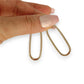 GOLD DEAL | 9ct (9K) Gold Rococo Modern Hoop Earrings 39.3mm