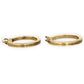 GOLD DEAL | 9ct (9K) Gold Tubular Circle Hoop Earrings 20.1mm