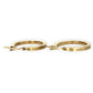 GOLD DEAL | 9ct (9K) Gold Tubular Circle Hoop Earrings 20.1mm