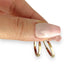 GOLD DEAL | 9ct (9K) Gold Tubular Circle Hoop Earrings 20.1mm