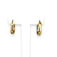GOLD DEAL | 9ct (9K) Gold Oval Orbit Hoop Earrings - Refurbished