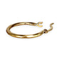 GOLD DEAL | 9ct Gold Twist of Elegance Hoop Earrings 14.8mm