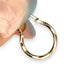 GOLD DEAL | 9ct Gold Twist of Elegance Hoop Earrings 14.8mm