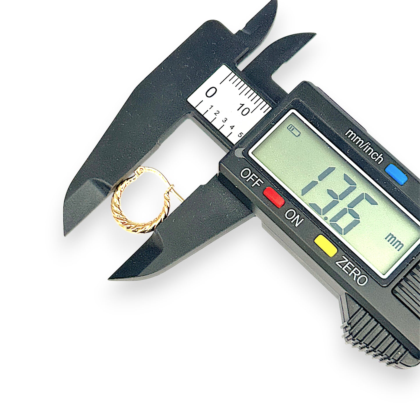 GOLD DEAL | 9ct Gold UNO A ERRE Twisted HoopEarrings - Refurbished