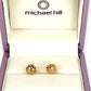 GOLD DEAL | 10ct Gold Refurbished Michael Hill Textured Dome Earrings
