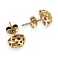 GOLD DEAL | 10ct Gold Refurbished Michael Hill Textured Dome Earrings