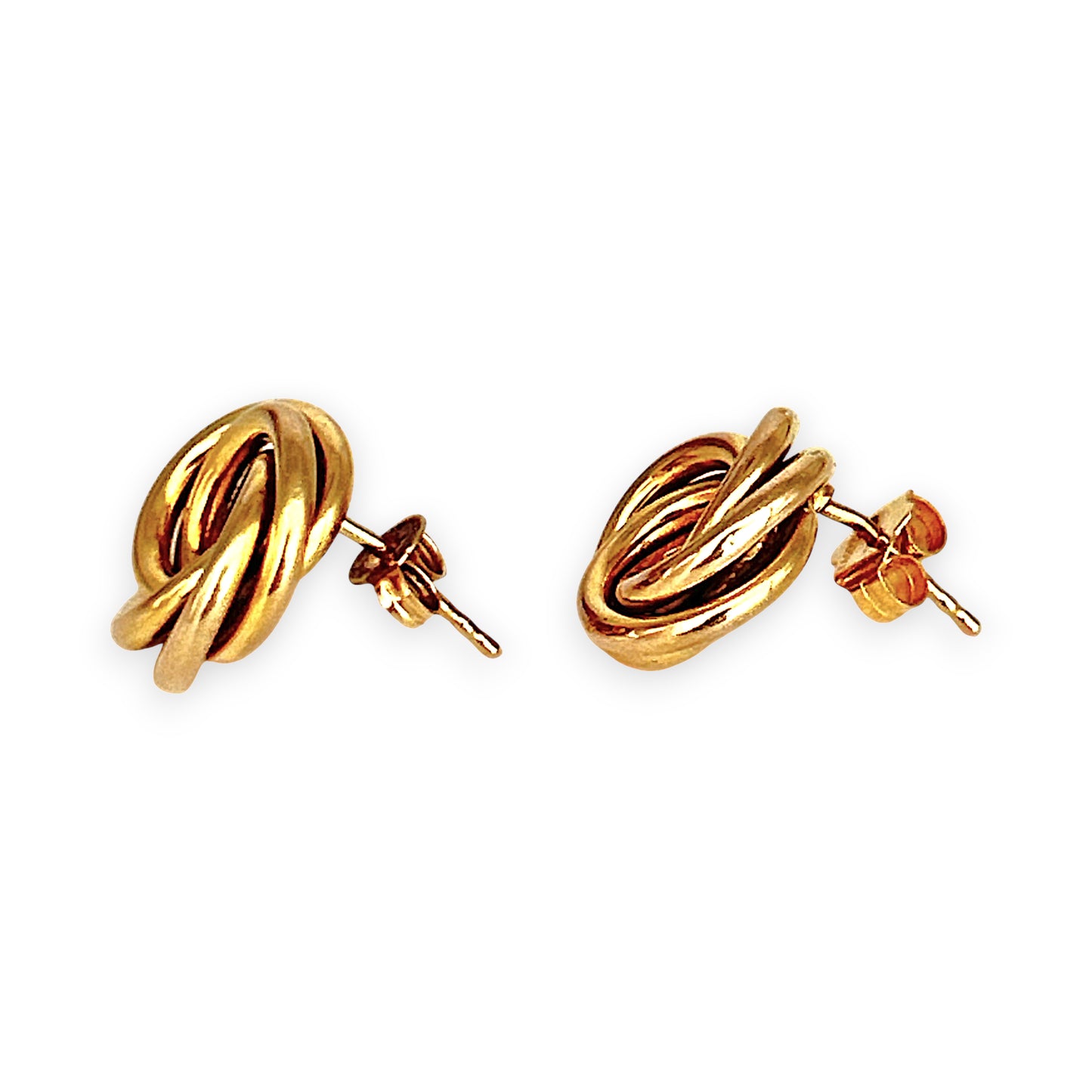 GOLD DEAL | 9ct Gold Classic Knot Stud Earrings