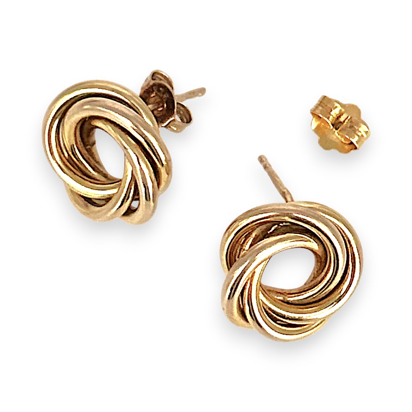 GOLD DEAL | 9ct Gold Classic Knot Stud Earrings