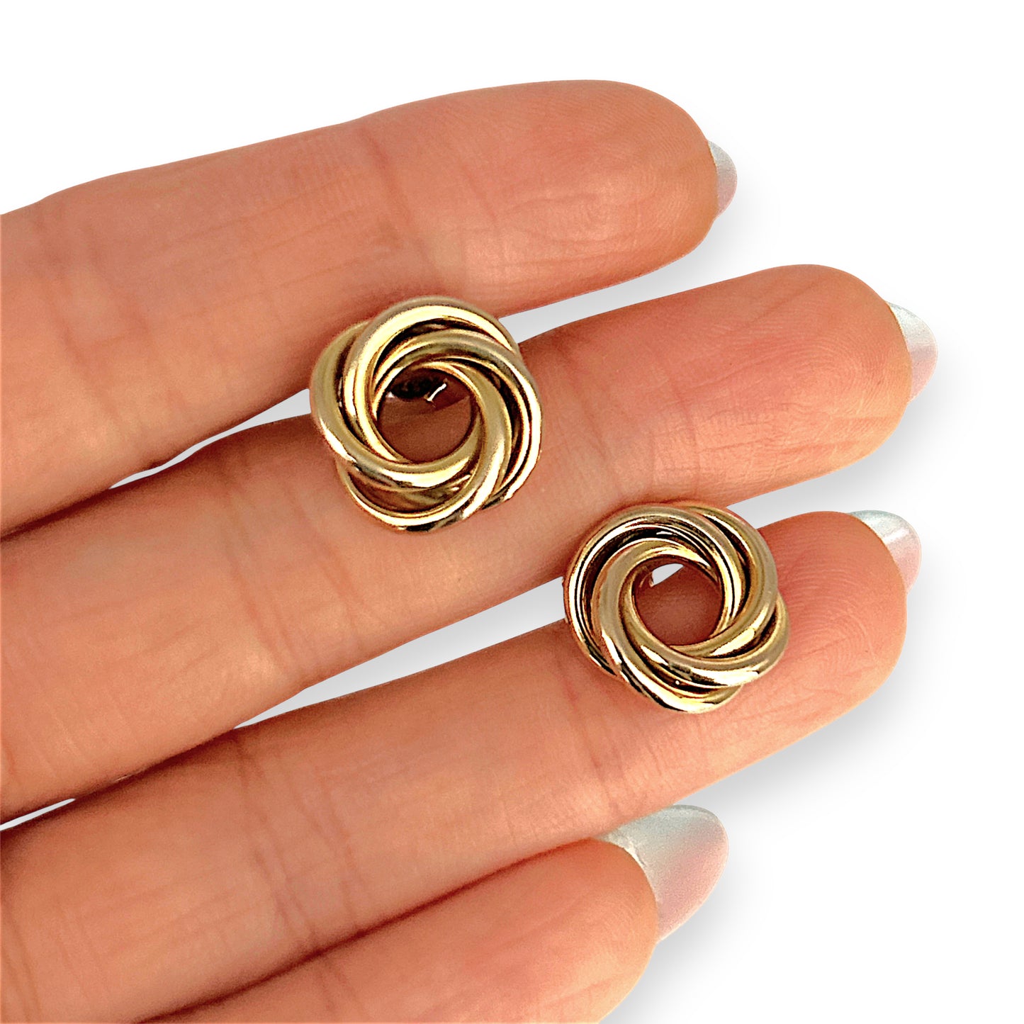 GOLD DEAL | 9ct Gold Classic Knot Stud Earrings