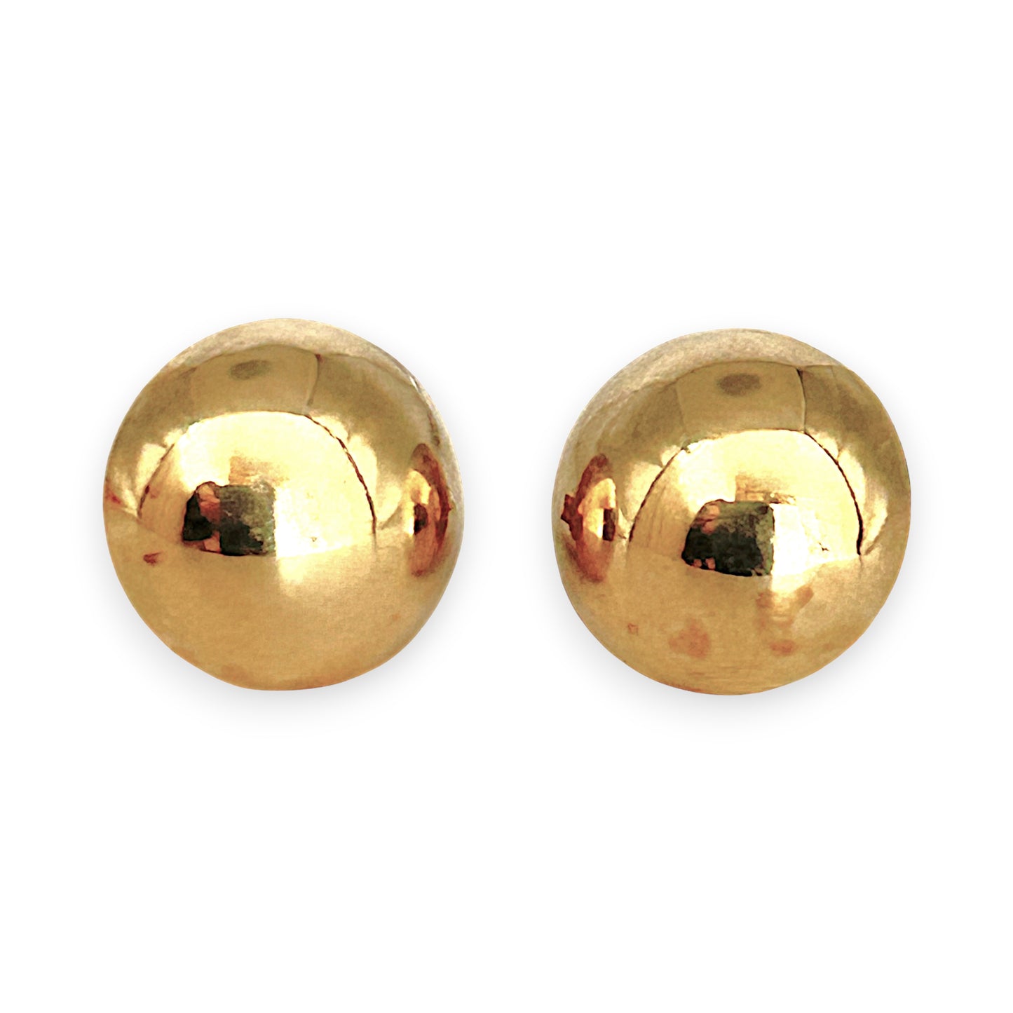 GOLD DEAL | 9ct Gold Minimalist Dome Stud Earrings
