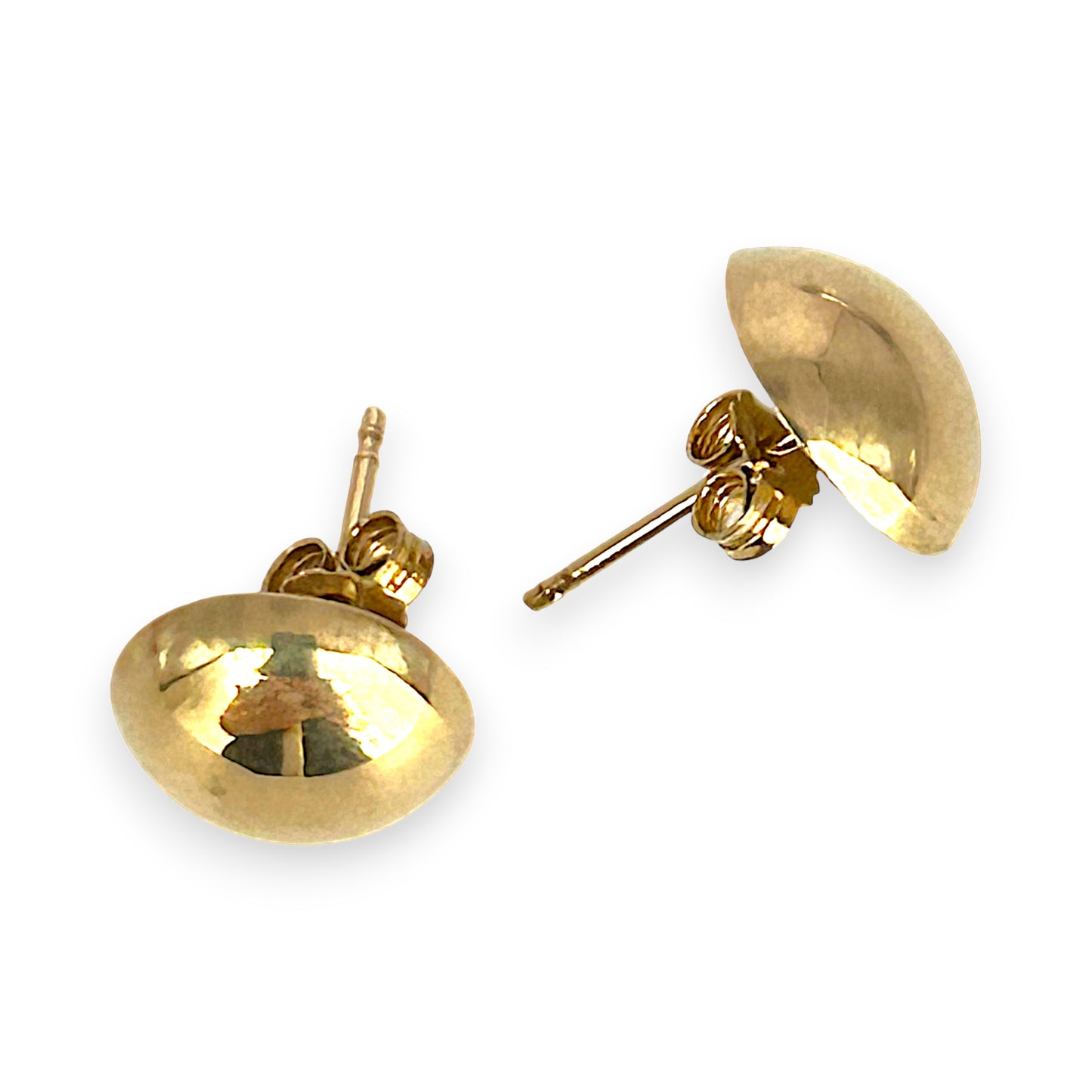 GOLD DEAL | 9ct Gold Minimalist Dome Stud Earrings