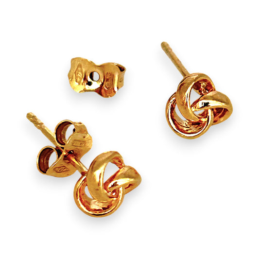 GOLD DEAL | 9ct Gold Love Knot Stud Earrings