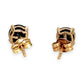 GOLD DEAL | 9ct Gold Midnight Sapphire Stud Earrings