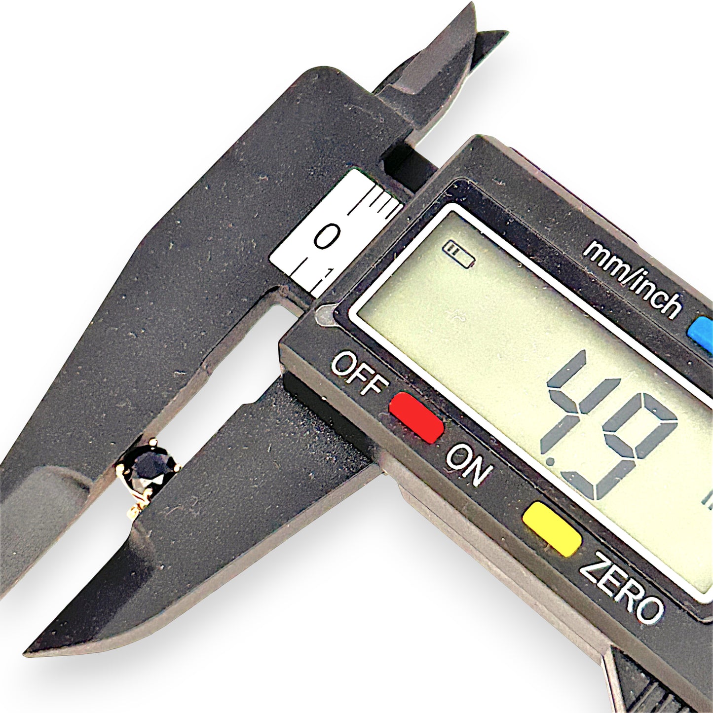 GOLD DEAL | 9ct Gold Midnight Sapphire Stud Earrings