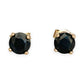 GOLD DEAL | 9ct Gold Midnight Sapphire Stud Earrings