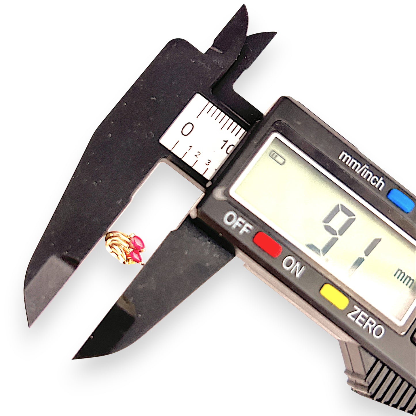 GOLD DEAL | 9ct Gold Duo-Oval Cut Pink Ruby Stud Earrings