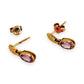 GOLD DEAL | 9ct Gold Vintage Amethyst Drop Earrings