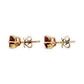 GOLD DEAL | 9ct Gold Crimson Teardrop Elegance Stud  Earrings