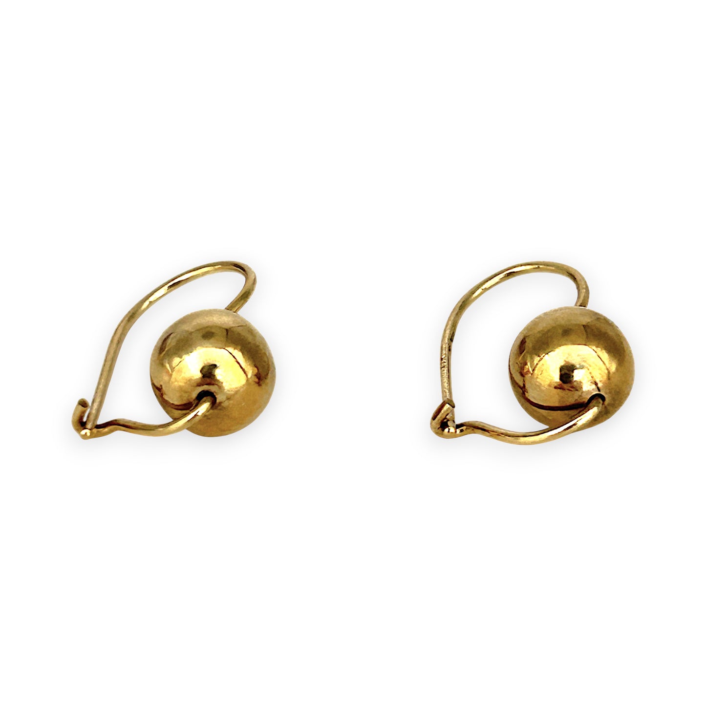 GOLD DEAL | 9ct Gold Polished Gold Ball Drop Earrings
