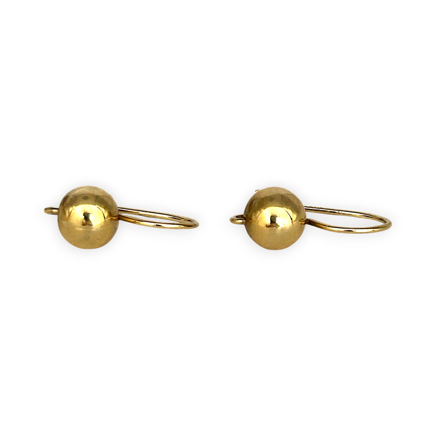 GOLD DEAL | 9ct Gold Polished Gold Ball Drop Earrings