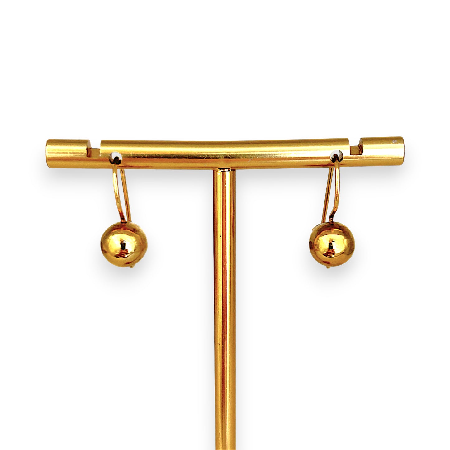 GOLD DEAL | 9ct Gold Polished Gold Ball Drop Earrings