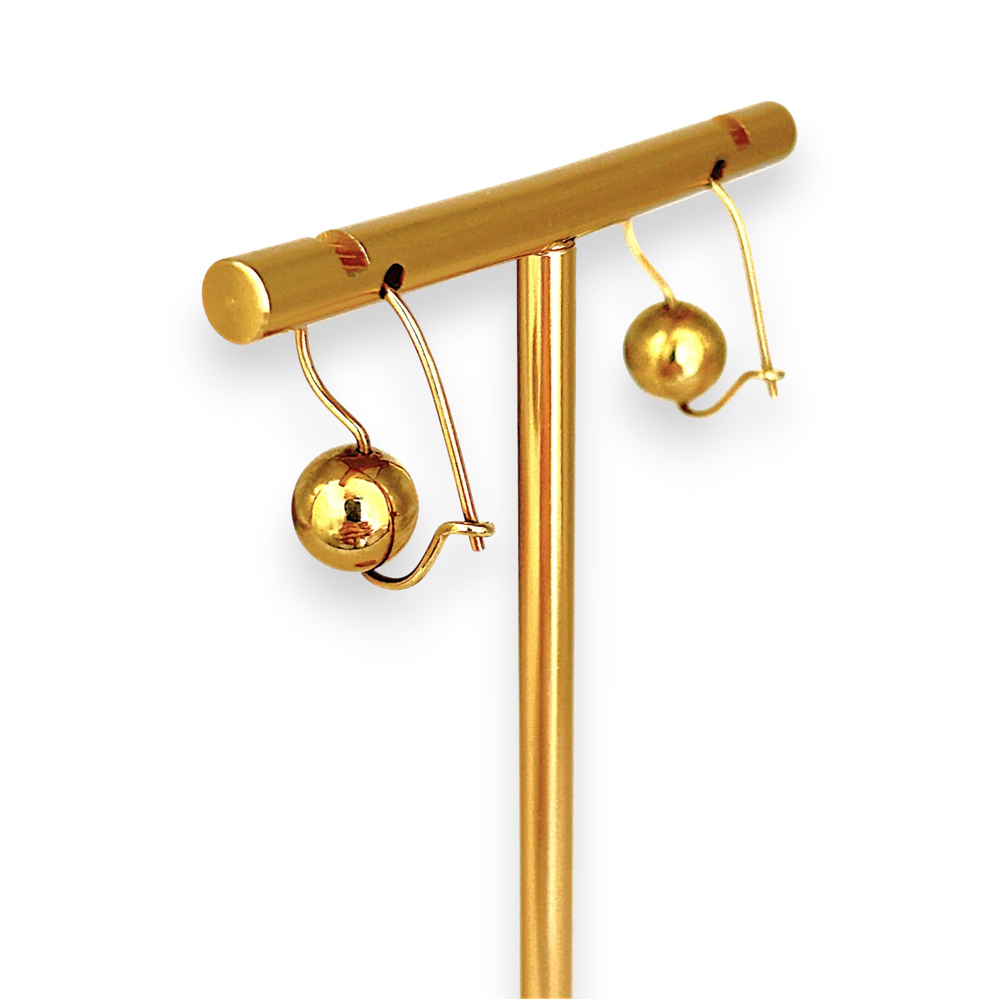 GOLD DEAL | 9ct Gold Polished Gold Ball Drop Earrings