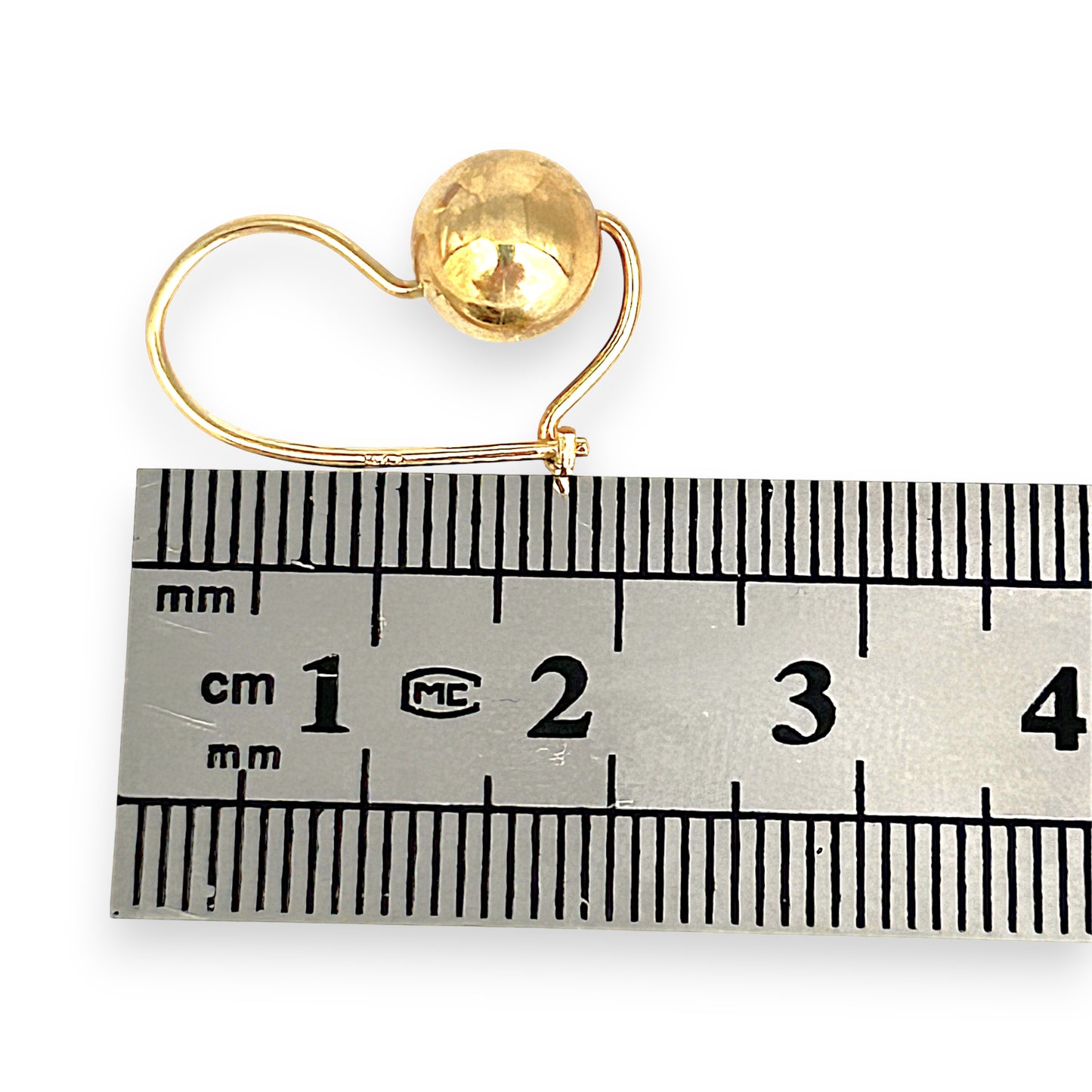 GOLD DEAL | 9ct Gold Polished Gold Ball Drop Earrings