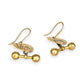 GOLD DEAL | 9ct Gold Vintage Heart Dangle Earrings