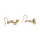 GOLD DEAL | 9ct Gold Vintage Heart Dangle Earrings