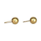 GOLD DEAL | 9ct Gold Minimalist Ball Drop Earrings 12mm