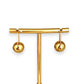 GOLD DEAL | 9ct Gold Minimalist Ball Drop Earrings 12mm