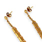 GOLD DEAL | 9ct Gold Twisted Drop Earrings