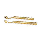 GOLD DEAL | 9ct Gold Twisted Drop Earrings